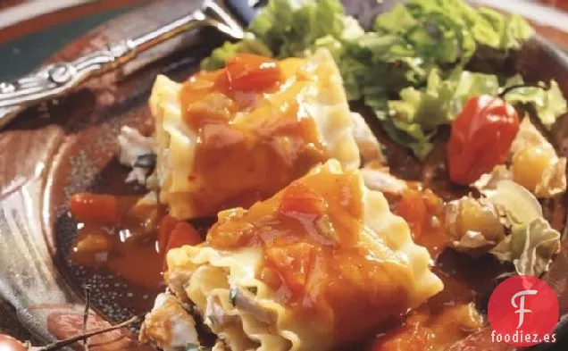 Paquetes de Lasaña de Enchilada de Pollo