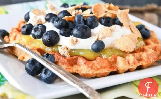 Gofres Belgas de Postre Azucarados