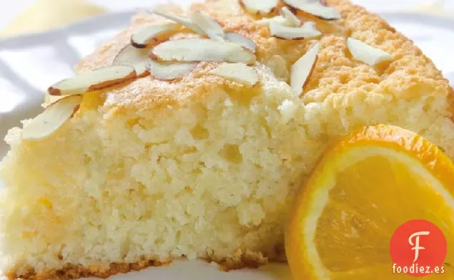 Pastel de Café con Almendras y Naranja