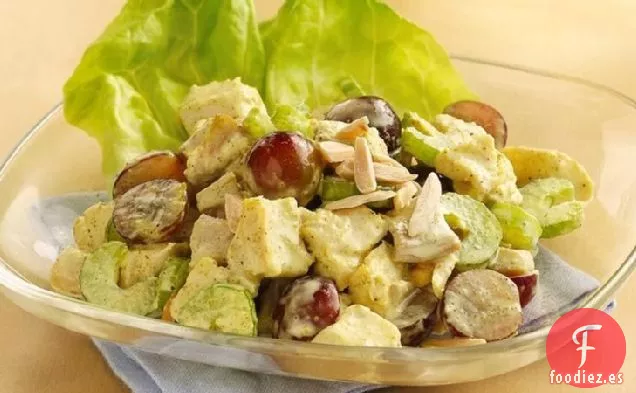 Ensalada de Pollo al Curry y Uva