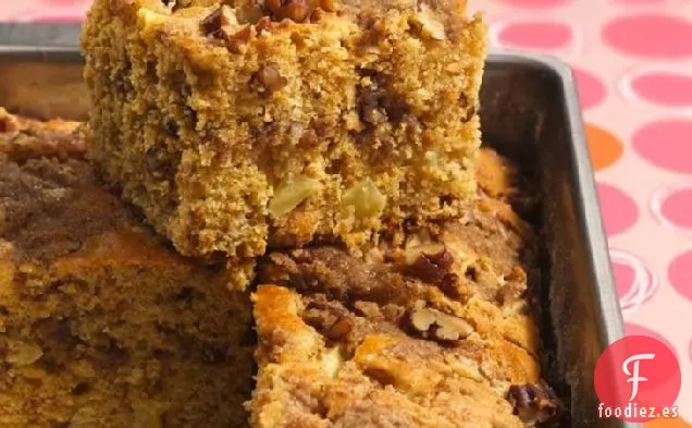 Pastel de Café de Manzana y Nuez