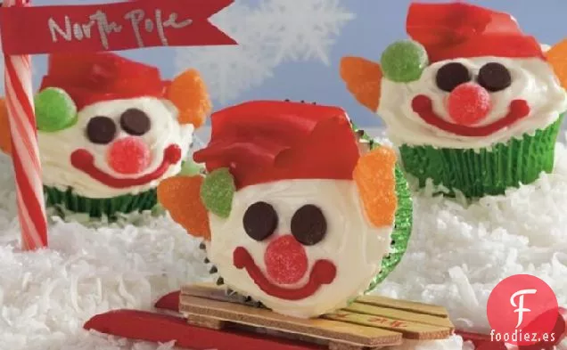 Cupcakes de Duende de Terciopelo Rojo