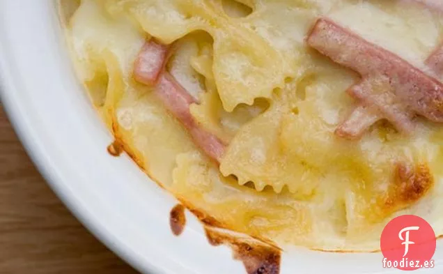 Farfalle De Jamón Y Queso