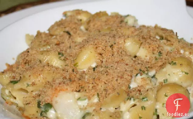 Camarones con Ajo y Pasta