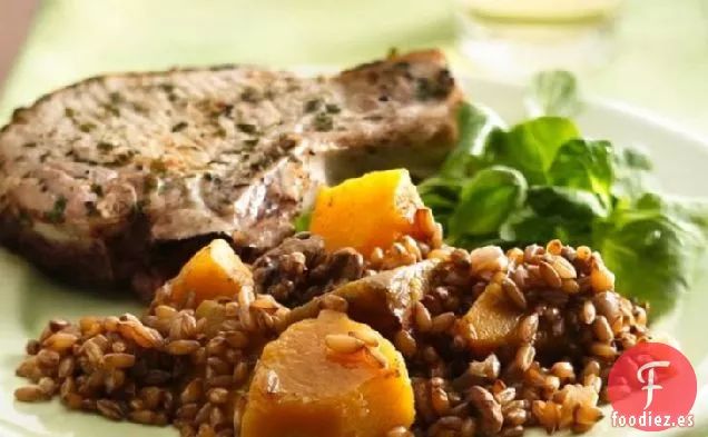 Bayas de Centeno con Calabaza