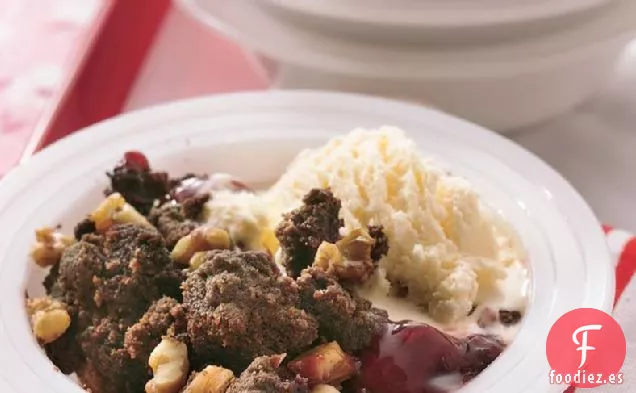 Crumble de Chocolate y Fresa