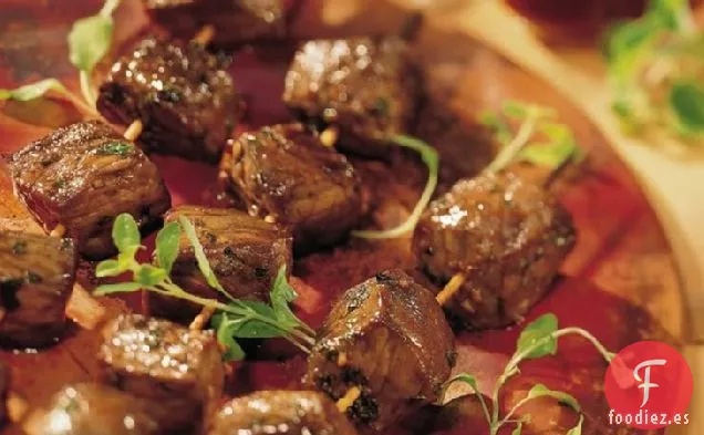 Brochetas de carne italiana (Cocinando para 2 personas)