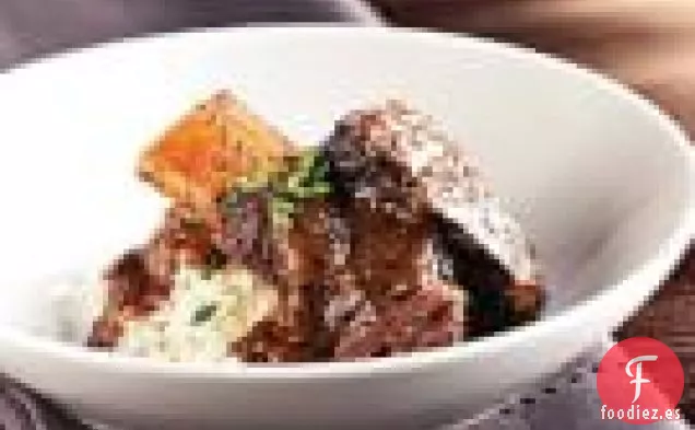 Costillas Estofadas con Pimienta Negra y Mostaza