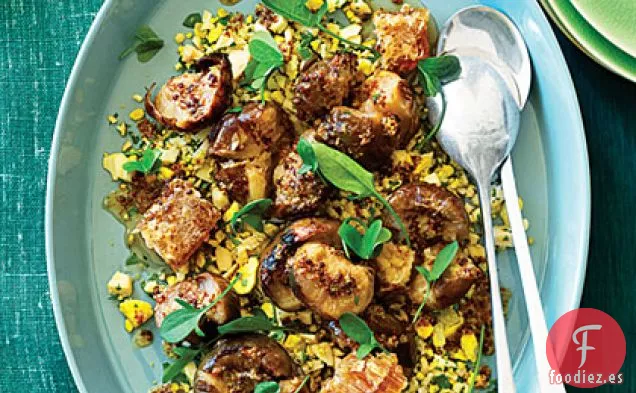 Colinabo Asado y Huevos con Mostaza y Miel