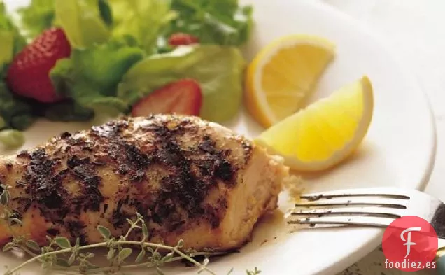 Pechugas de Pollo a La Parrilla con Tomillo Limón