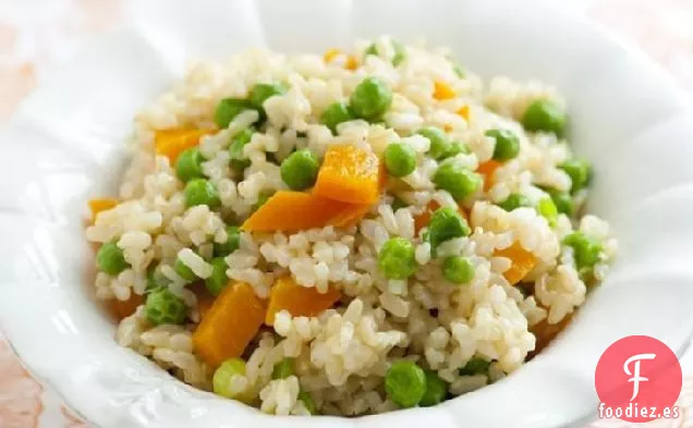 Arroz con Mantequilla y Guisantes