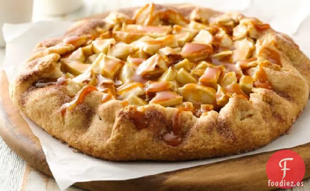 Crostata de Manzana con Salsa de Caramelo