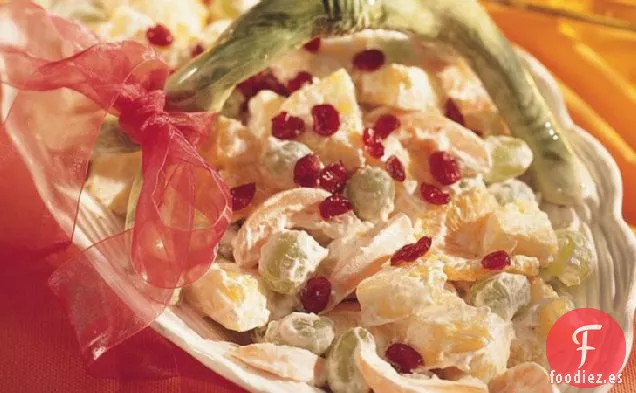Ensalada de Frutas Frescas con Aderezo Cremoso