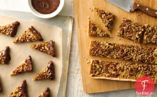 Barras de Pastel de Nueces