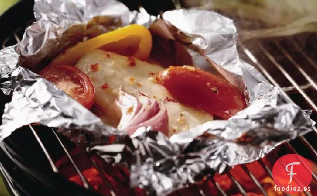 Paquetes de Papel de Pollo Italiano a La Parrilla