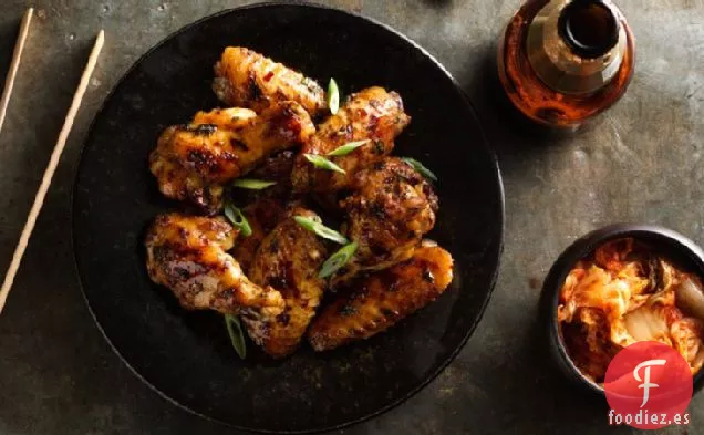 Alitas de Pollo Tailandesas Picantes a La Parrilla