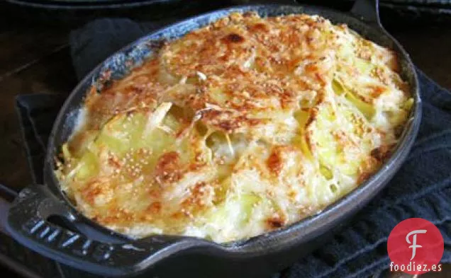 Patata Gratinada Con Mostaza Granulada