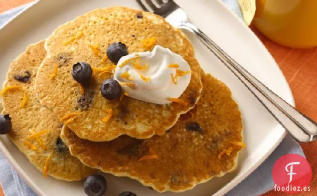 Tortitas de Arándano y Naranja