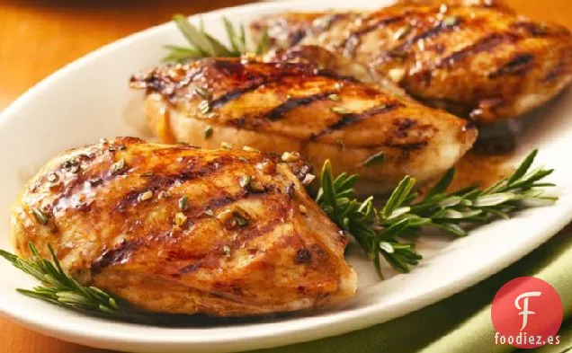 Pechugas De Pollo A La Parrilla Glaseadas con Balsámico