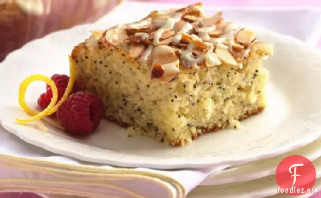 Pastel de Café con Semillas de Amapola y Limón