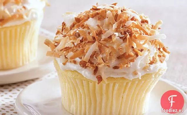 Cupcakes de Coco Tostado