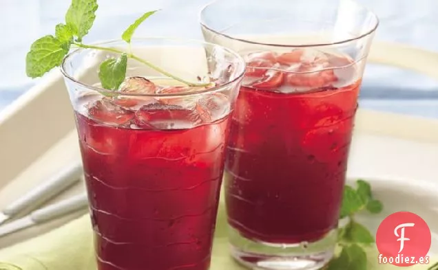 Té Helado de Arándano y Menta