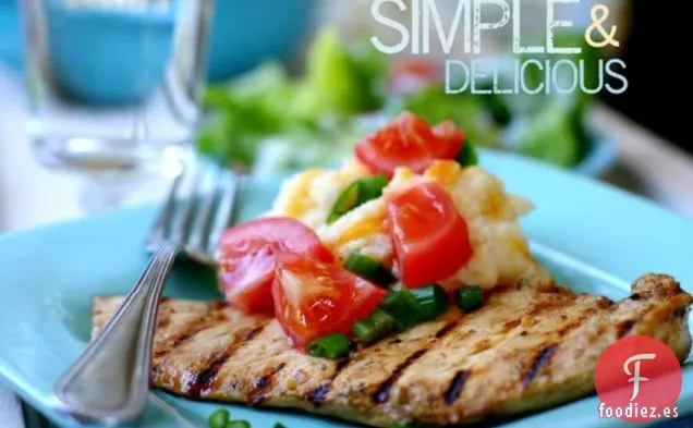 Pollo con Suero de Mantequilla a la Parrilla