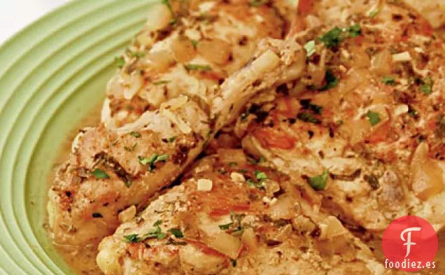 Fricasé de Pollo a la Mostaza Dijon