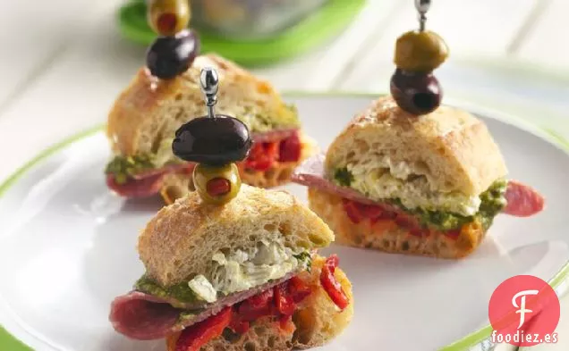 Rebanadas de Muffuletta