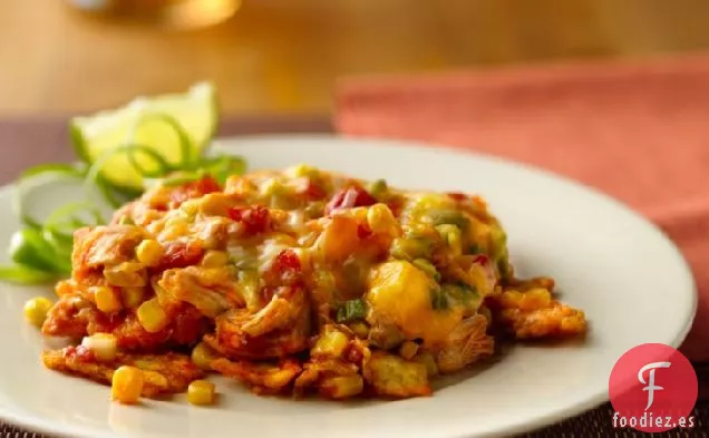 Cazuela de Enchilada con Queso