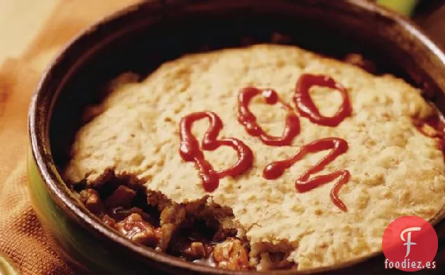 Pastel de Olla de Fajita de Halloween