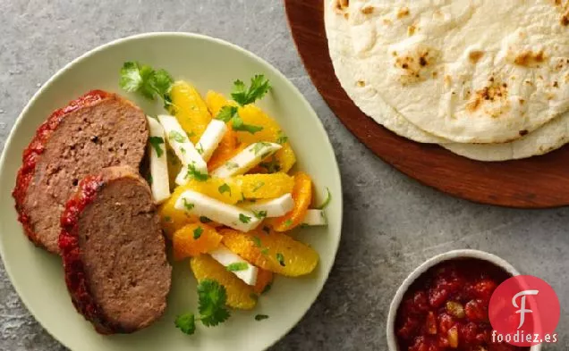 Pastel de Carne con Salsa Picante