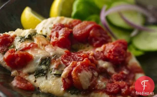 Filetes de Albahaca de Tomate y Tilapia
