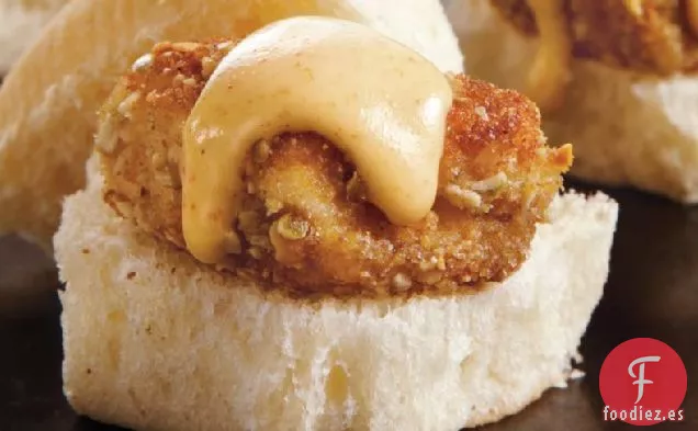 Sliders de Pollo con Costra de Pepita
