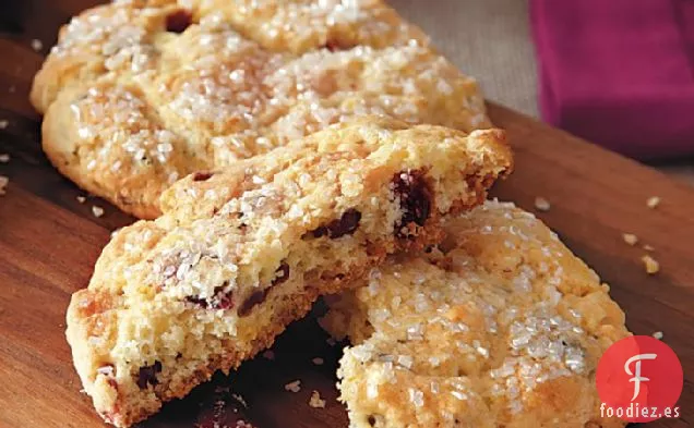 Bollos de Arándanos y Chocolate Blanco