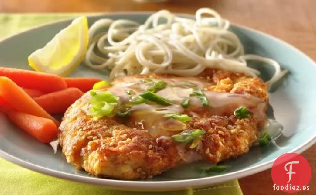 Pollo Ligero con Limón y Sésamo