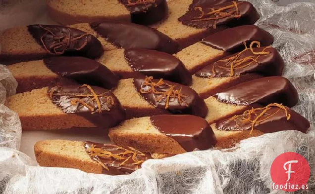 Bizcocho de Naranja Bañado en Chocolate
