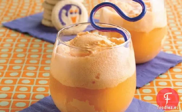 Carrozas de Halloween con Crema de Naranja