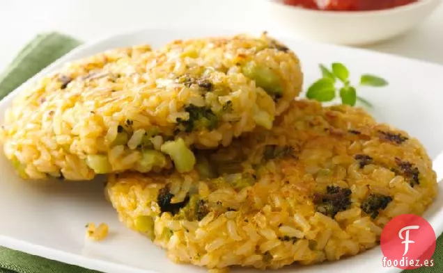 Empanadas de Brócoli con Queso y Arroz Integral