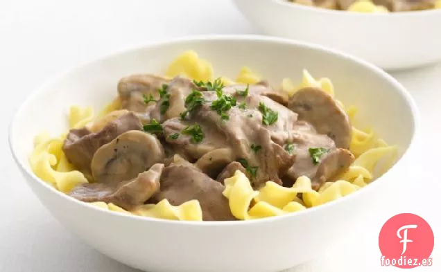 Stroganoff de Carne Flaca