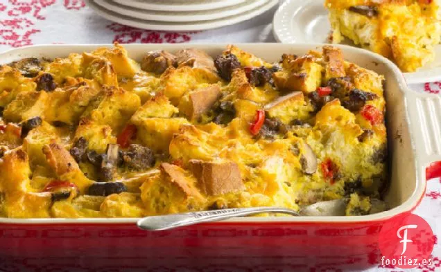 Cazuela de Desayuno de Navidad por la Mañana