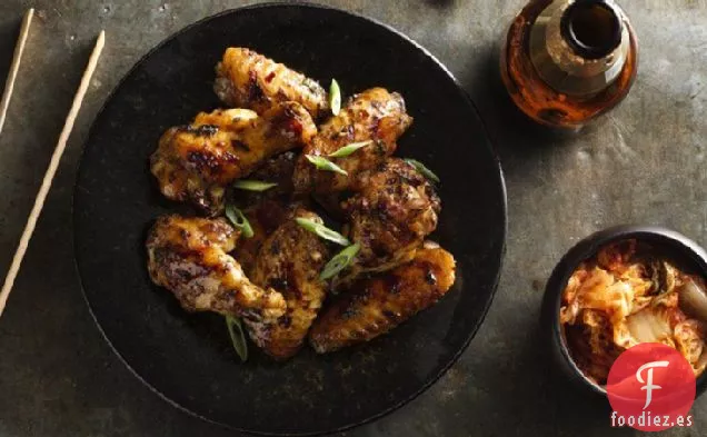 Alitas de Pollo Tailandesas Picantes a La Parrilla