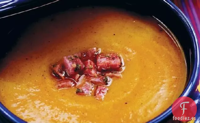 Sopa de Jamón y Calabaza