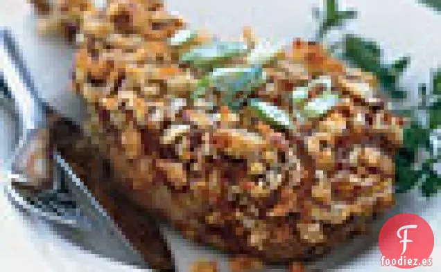 Chuletas de Ternera con Corteza de Mostaza Criolla