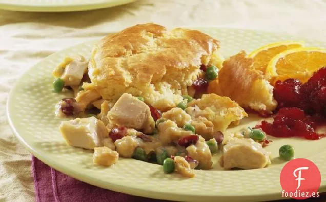 Cazuela de Relleno de Pavo y Pan de Maíz