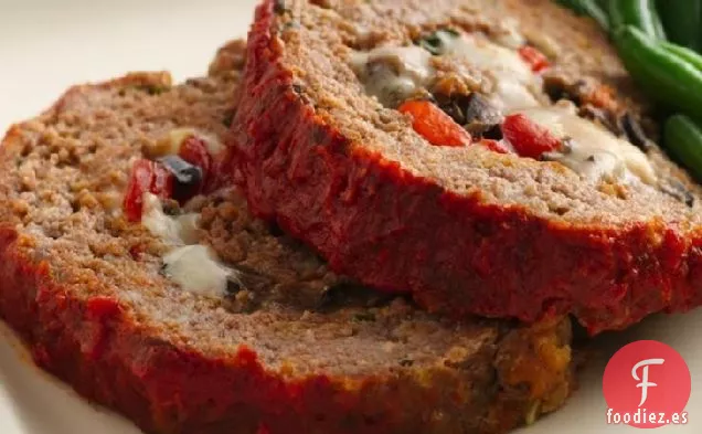 Pan de Carne Relleno de Queso Italiano