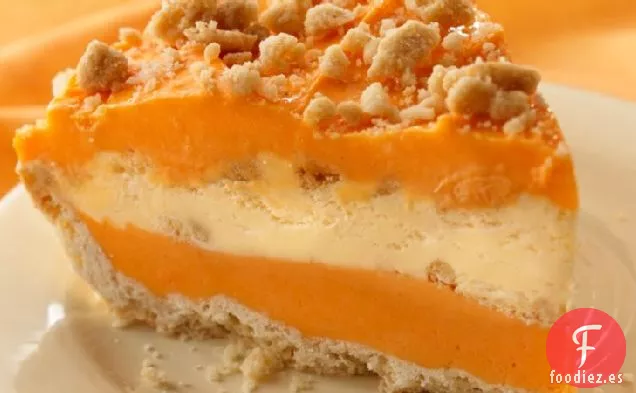 Pastel de Helado de Naranja Cremoso