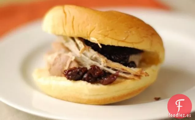 Cherry Cola De Cerdo Con Salsa De mostaza Y Cereza
