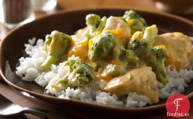 Pollo con Queso y Brócoli