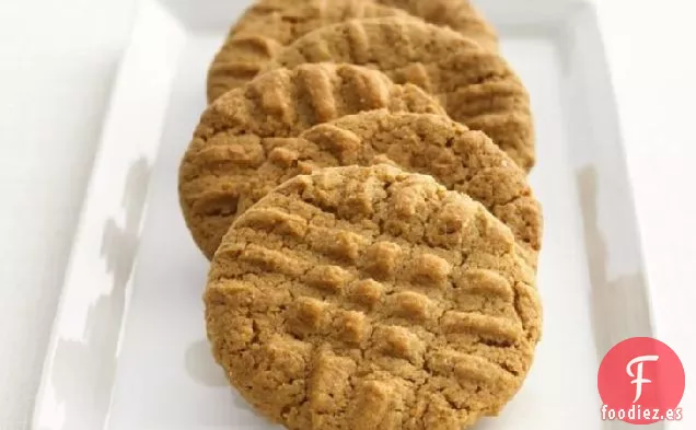 Galletas de Mantequilla de Maní Saludables